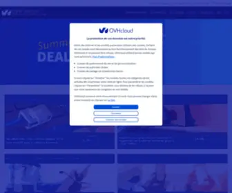 OVH.fr(Profitez du meilleur de l'Internet avec OVH Telecom) Screenshot