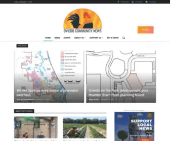 Oviedocommunitynews.org(Oviedo Community News) Screenshot