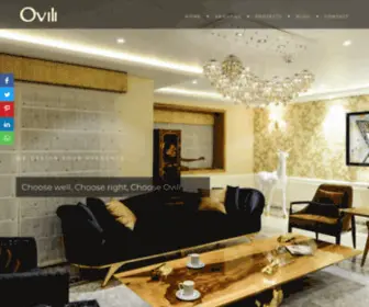 Ovili.co.in(Furnishings Design) Screenshot