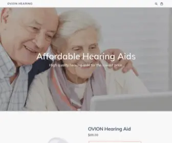 Ovionhearing.com(OVION HEARING) Screenshot