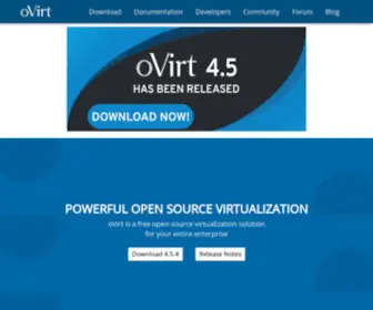 Ovirt.org(OVirt is a free open) Screenshot