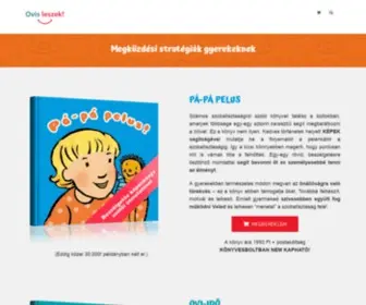 Ovisleszek.hu(Nyitólap) Screenshot