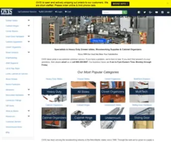 Ovisonline.com(OVIS Cabinet Hardware and Woodworking Supplies) Screenshot