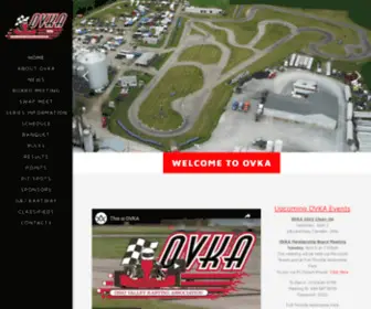 Ovka.com(Ohio Valley Karting Association) Screenshot