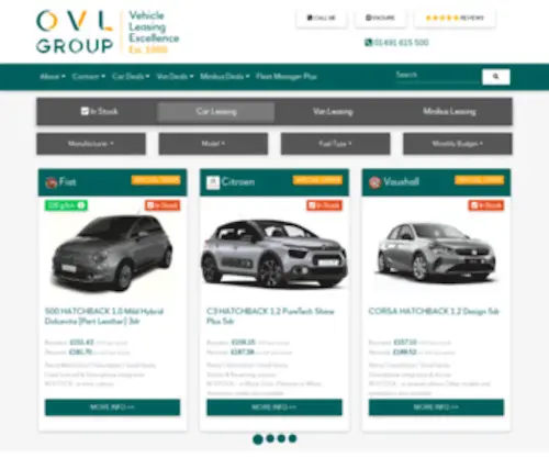 OVL.co.uk(OVL Group Ltd) Screenshot