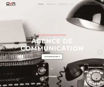 OVM-Communication.fr(Agence de communication à Lille et Lambersart) Screenshot