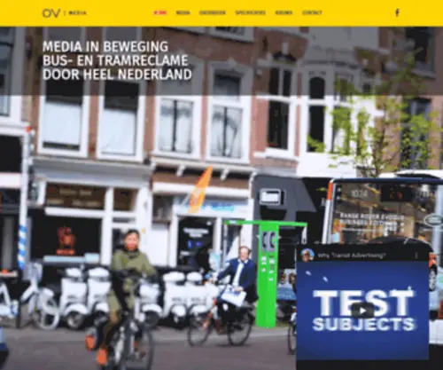 Ovmedia.nl(Openbaar Vervoersreclame) Screenshot
