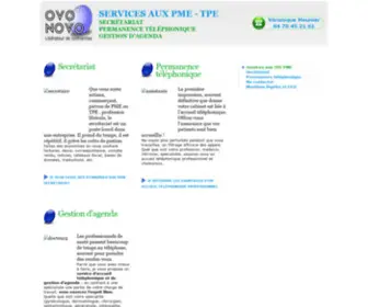 Ovo-Novo.com(Secrétariat) Screenshot