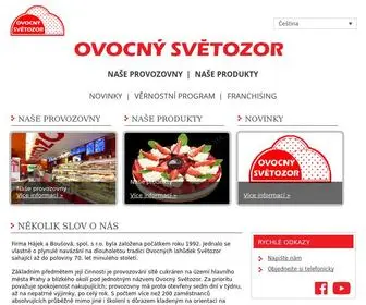 Ovocnysvetozor.cz(Místo pro váš sladký život) Screenshot