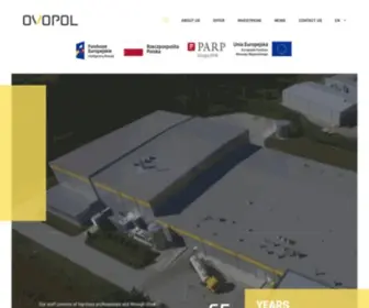 Ovopol.pl(Producent proszków jajowych) Screenshot