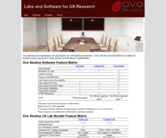 Ovostudios.com(Usability Labs) Screenshot