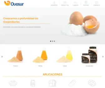 Ovosur.com(Expertos en ovoproductos) Screenshot