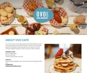 Ovotribe.com.au(Ovo Cafe) Screenshot