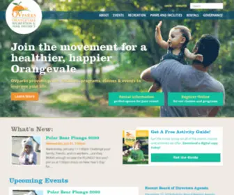 Ovparks.com(Orangevale Recreation & Park District) Screenshot