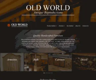 Owa-Reproductions.com(Old World Antique Reproductions) Screenshot