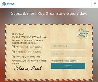 Owad.de(One Word A Day) Screenshot