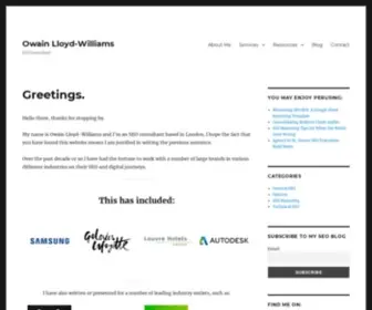 Owainlloydwilliams.com(Owain Lloyd) Screenshot