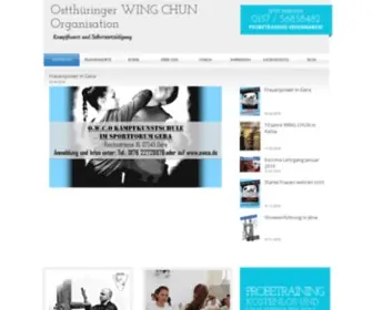Owco.org(OWCO WING CHUN KUNG FU) Screenshot