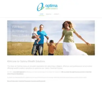 Owealth.com.au(Optima Wealth) Screenshot