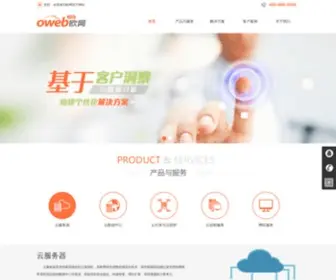 Oweb.cn(专业的互联网数据管理服务商) Screenshot