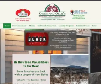 Owenandollies.com(Owen and Ollie's Restaurant) Screenshot