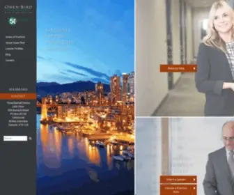 Owenbird.com(Owen Bird Law Corporation) Screenshot