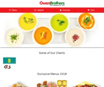 Owenbrotherscatering.com(Owen Brothers) Screenshot