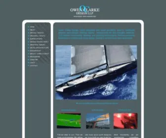 Owenclarkedesign.com(Custom Yacht Design and Yacht Designers) Screenshot