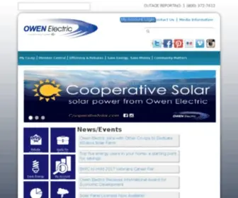 Owenelectric.com(Owen Electric Cooperative) Screenshot