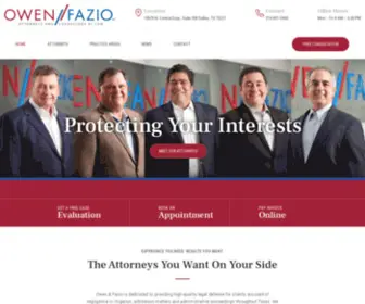 Owenfazio.com(Owen & Fazio) Screenshot