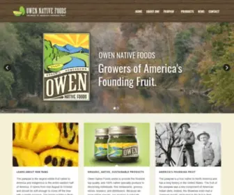 Owennativefoods.com(Owen Native Foods) Screenshot