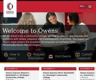 Owens.edu(Owens Community College Calendar Feed for Website) Screenshot