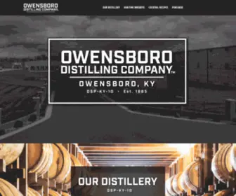 Owensborodistilling.com(Owensboro Distillery) Screenshot