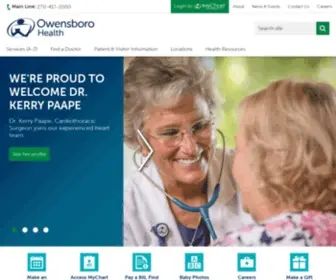 Owensborohealth.org(Owensboro Health) Screenshot
