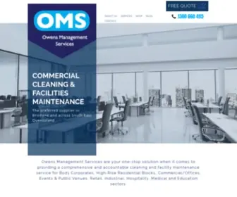 Owensmanagement.com.au(OMS Facilities Maintenance) Screenshot