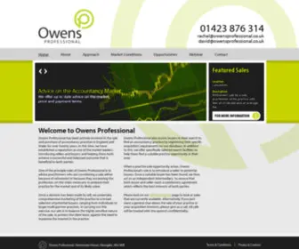 Owensprofessional.co.uk(Owens Professional) Screenshot