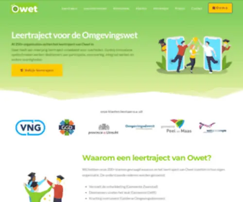 Owet.nl(Spelenderwijs leren over de Omgevingswet) Screenshot
