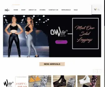 Owfit.com(By partnering with well established designers from Latin America) Screenshot