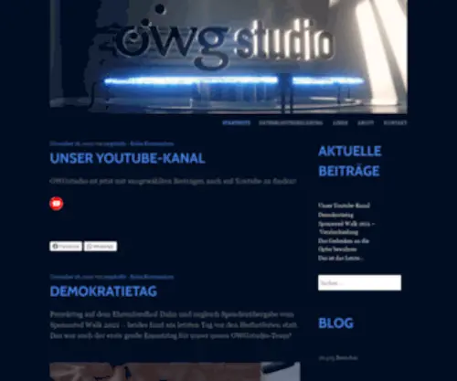 OWG-Studio.de(OWG.mediablog) Screenshot