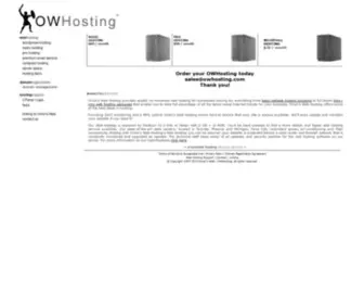 Owhosting.com(Orion's Web Hosting) Screenshot