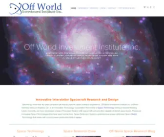 Owiiinc.com(New frontiers in Space Technology Research) Screenshot