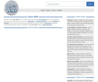 Owiki.org(Open WIKI) Screenshot