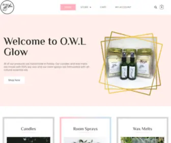 OWL-Glow.com(Organic Soy Wax) Screenshot