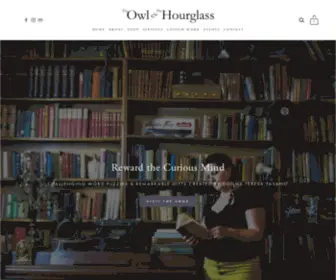 Owlandhourglass.com(The Owl & The Hourglass) Screenshot