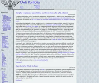 Owlfolio.org(Owl’s) Screenshot