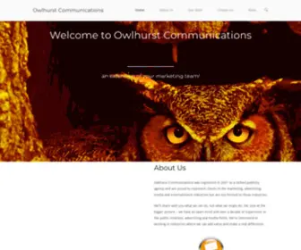 Owlhurst.co.za(An extension of your marketing team) Screenshot