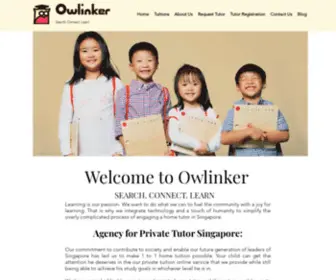 Owlinker.com(Online Private Tuition Singapore) Screenshot