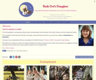 Owlsdaughter.com(Inspiring Enchantment & Illumination with Tarot & Intuitive Guidance) Screenshot