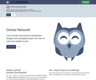 Owlver.com(Blogging) Screenshot