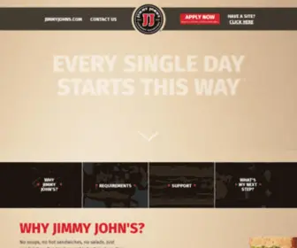 Ownajimmyjohns.com(Own a Jimmy John's Franchise) Screenshot